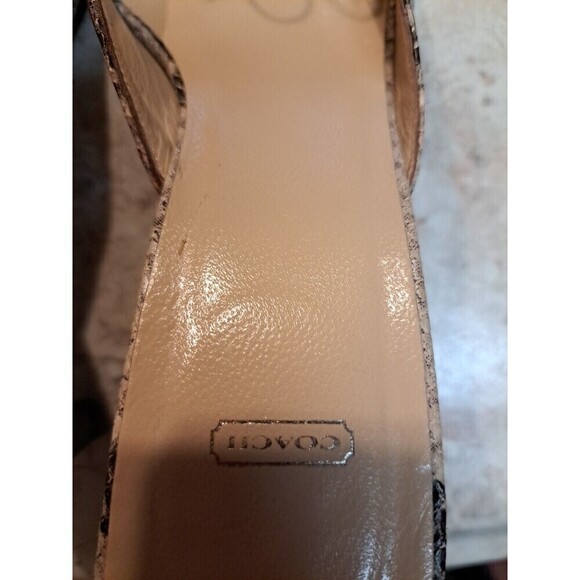 Coach Slip On Sandals Size 8 Caitlin - Picture 3 of 13